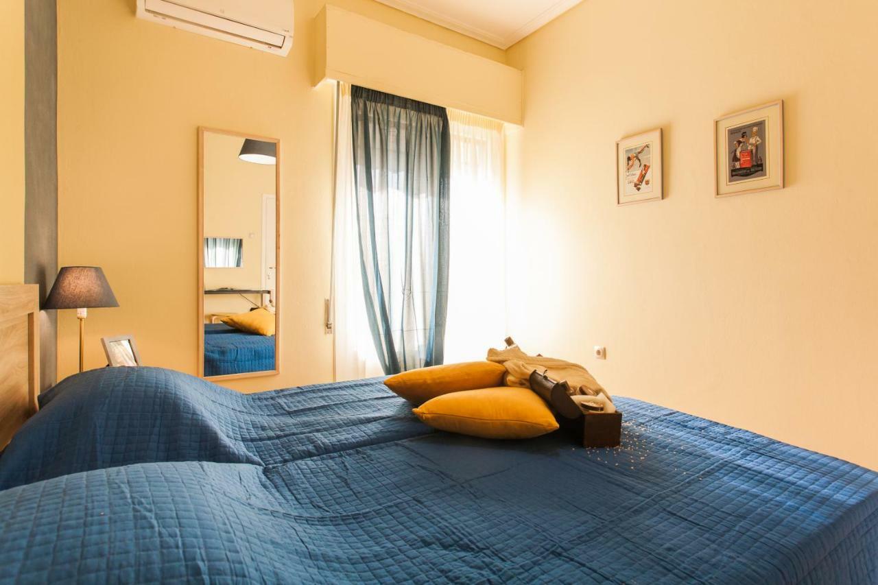 Private Central View Rooms In Apartment Near To Acropolis Metro Station Athens Exterior photo